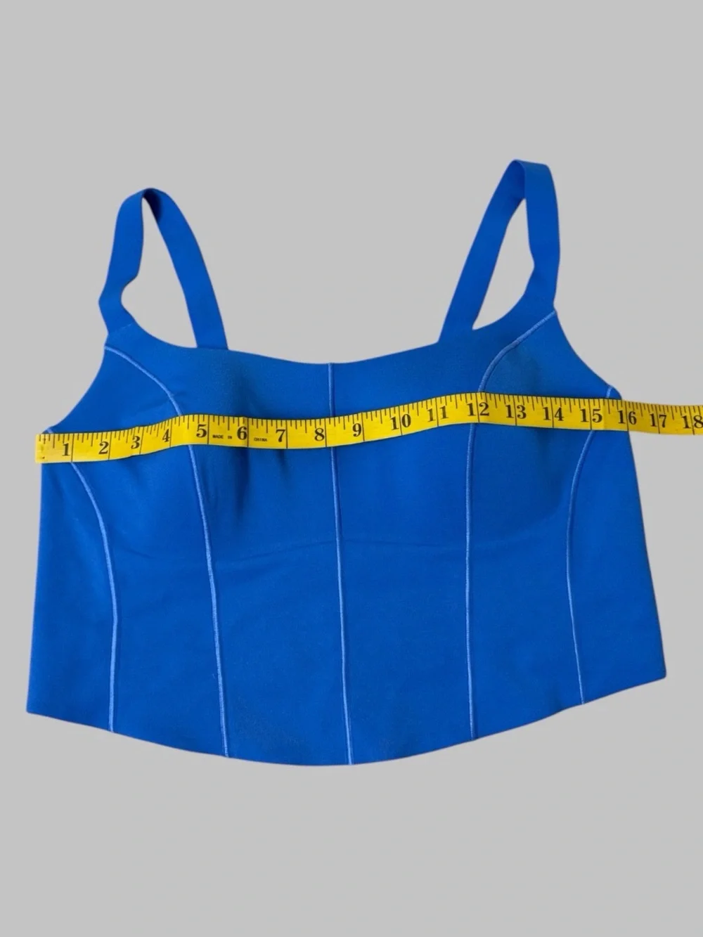 Aerie Offline Real Me Hold Up Corset Blue Sports Bra